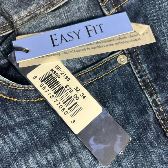 Grace in LA Easy Fit Bootcut Jeans - Picture 4 of 10